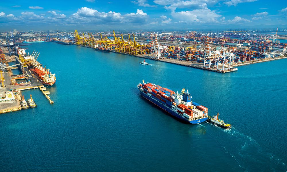 aerial-view-cargo-ship-cargo-container-harbor